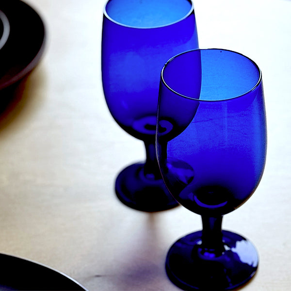 ノルディックブルーのワイングラス