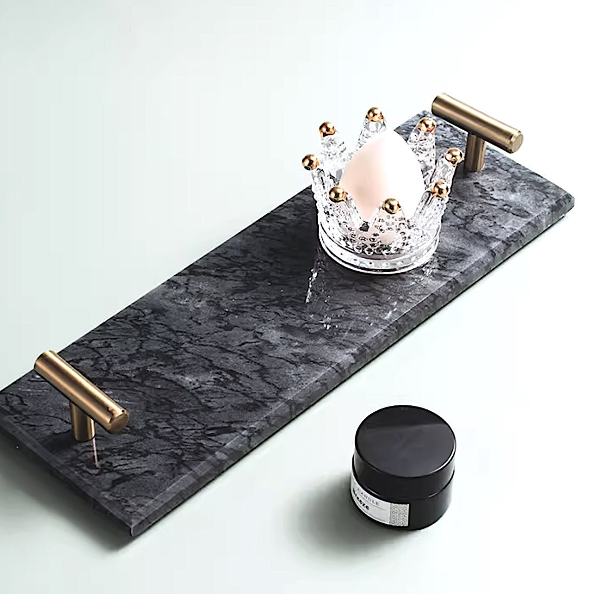 天然大理石のジュエリートレイ – acacia