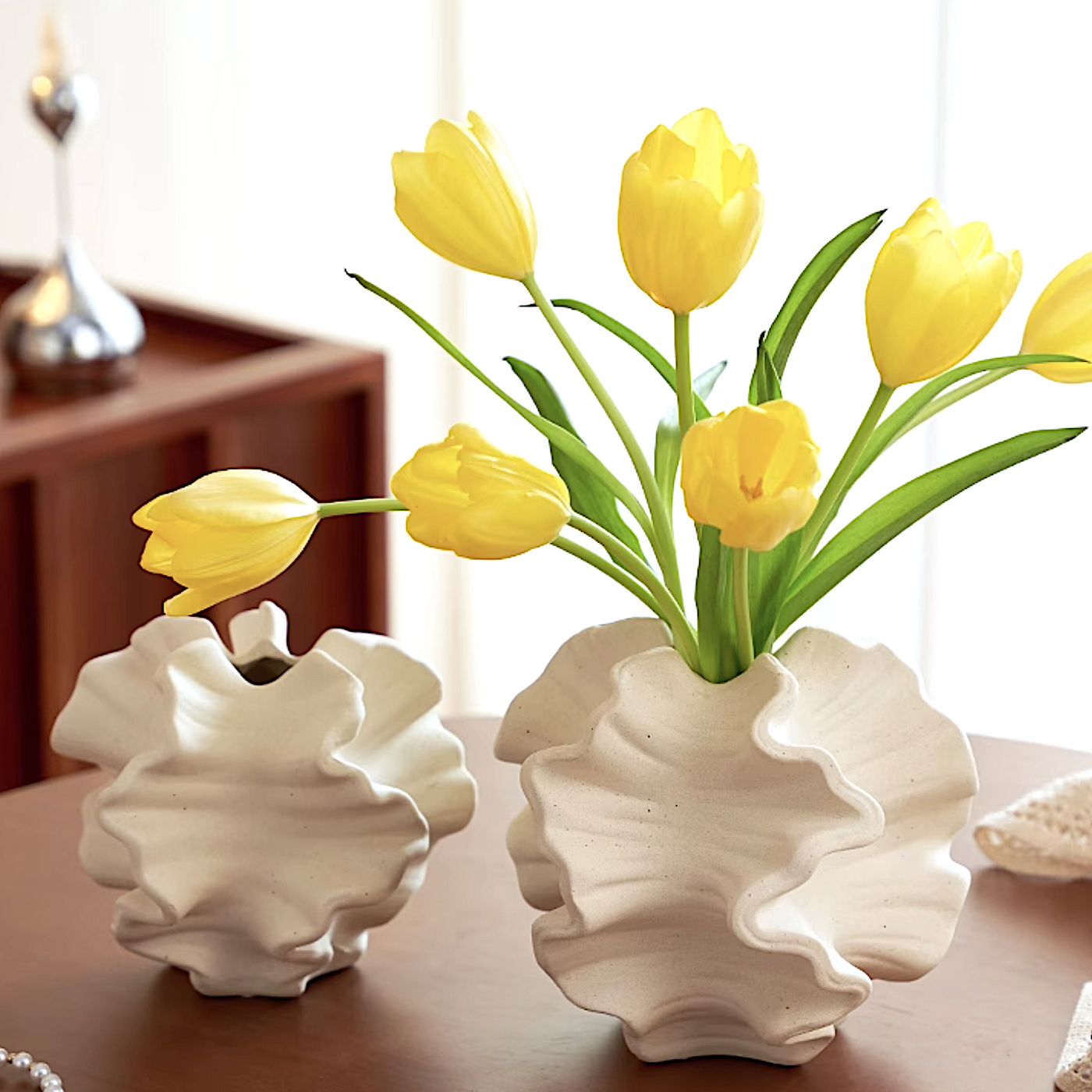 フリルボールフラワーベース – acacia