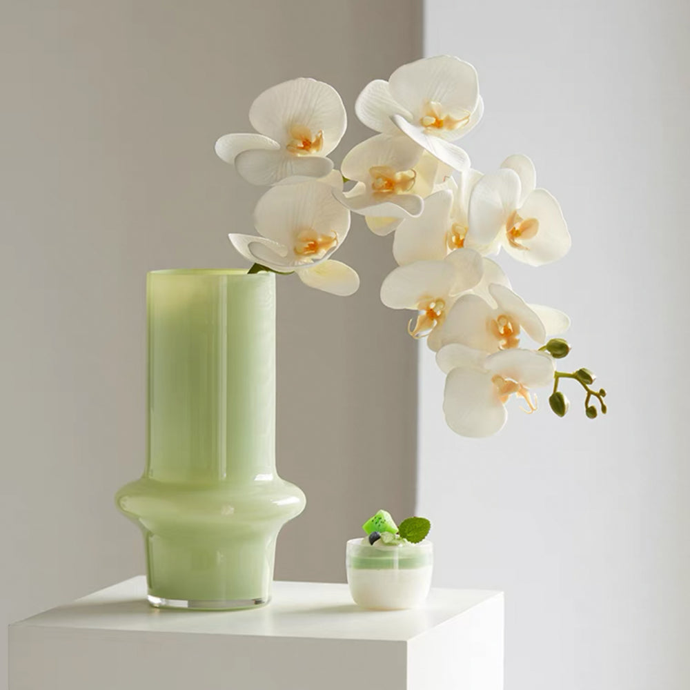 花瓶 AYAフラワーベース フラット 陶器 （ 花びん 花器 ベース