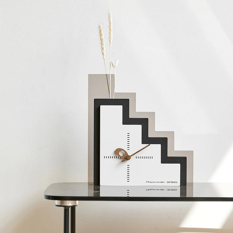 モンドリアン調デザイン置き時計 clock | 空のカケラ モンドリアン調デザイン置き時計 clock | 空のカケラ