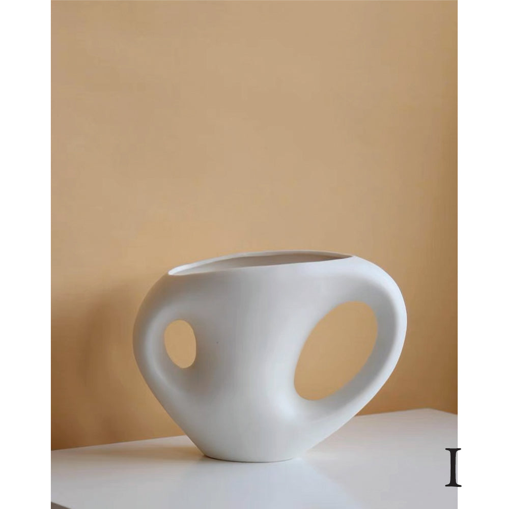 ノルディックモダンホワイトフラワーベース – acacia