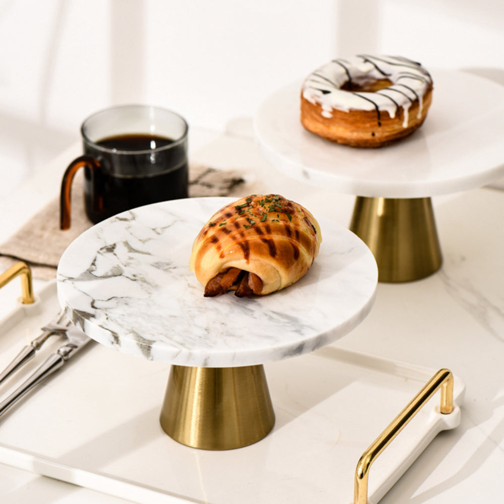大理石&ゴールド脚コンポート – acacia