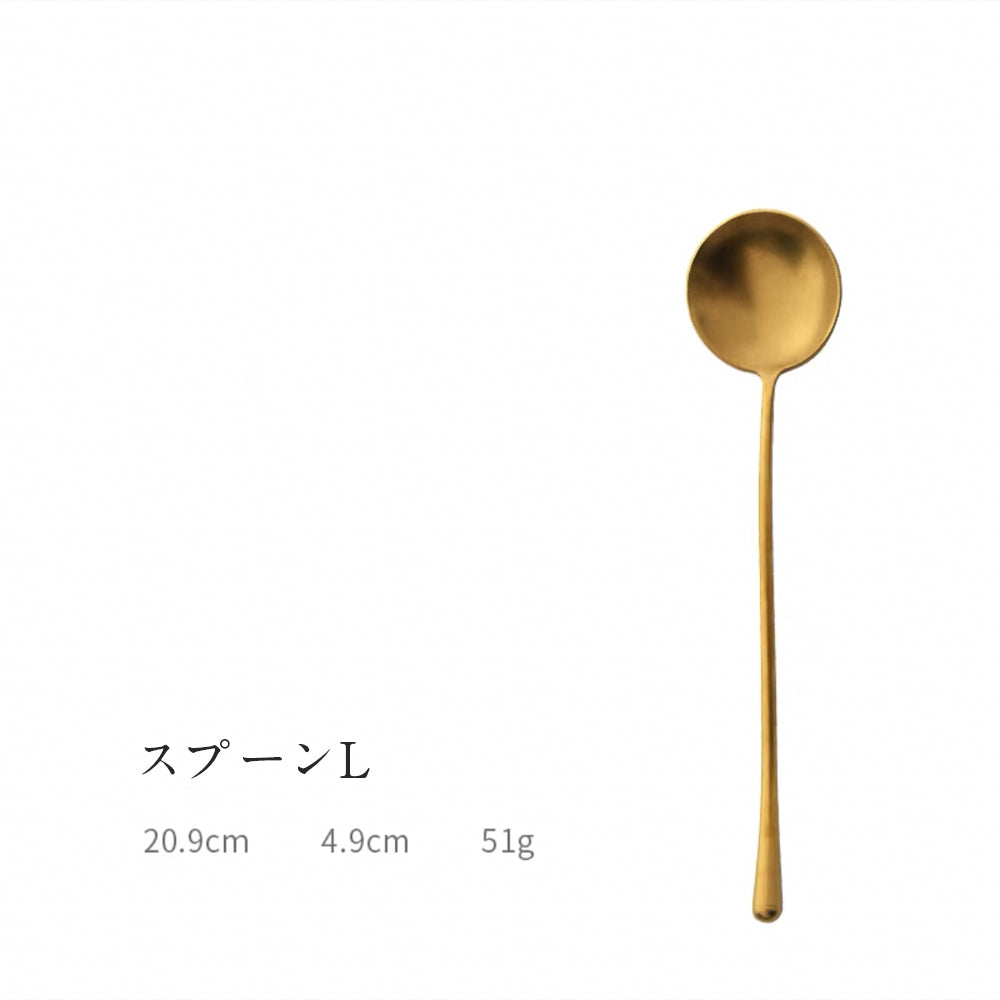 アンティーク風ゴールドカトラリー – acacia