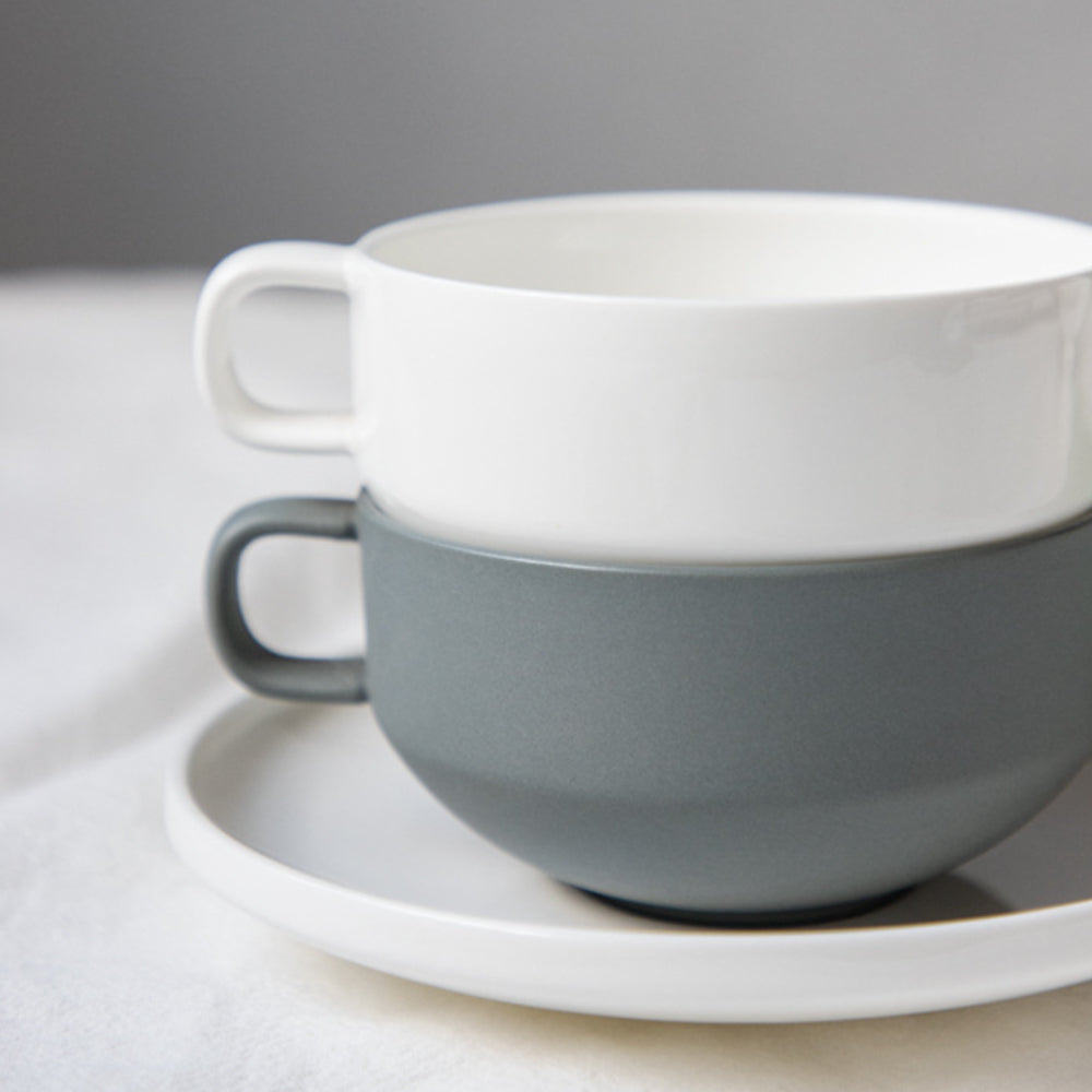 シンプルローカップ&ソーサーセット – acacia