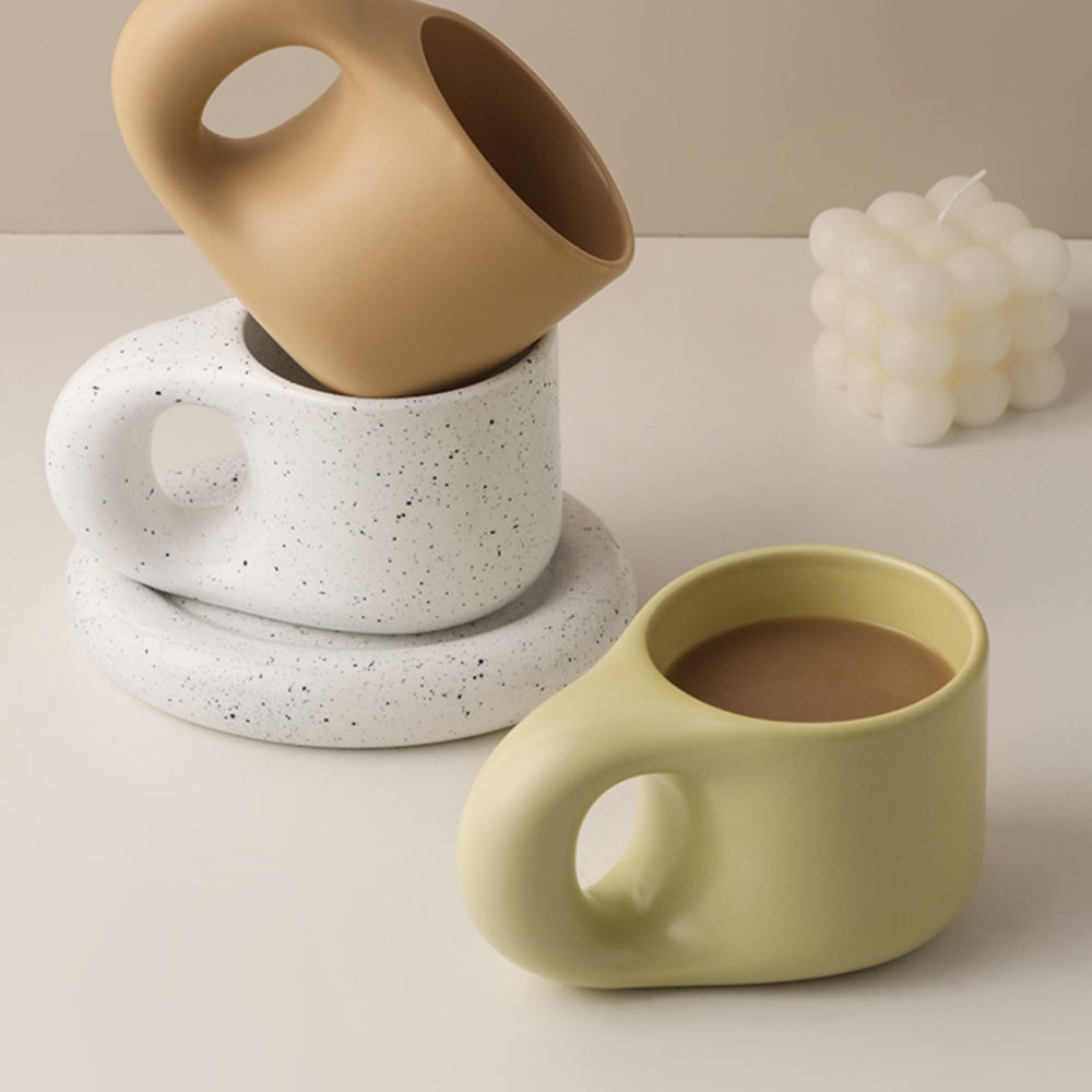 ニュアンスカラーノルディックマグカップ&ソーサーセット – acacia