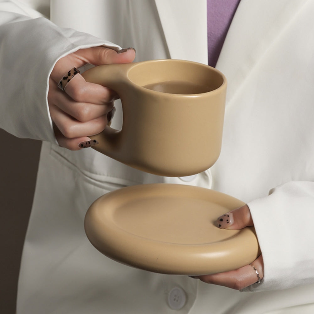 ニュアンスカラーノルディックマグカップ&ソーサーセット – acacia