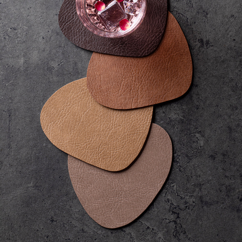 フェイクレザートライアングルコースター – acacia